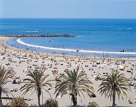 Tenerife Beach Photo Work at a Beach Resort Abroad